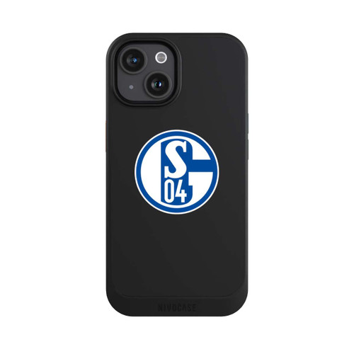 Apple iPhone 15 NIVOcore FC Schalke 04 Logo Transparent
