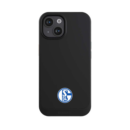 Apple iPhone 15 NIVOcore FC Schalke 04 Logo Klein Transparent