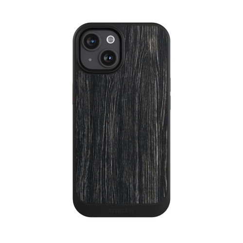 Apple iPhone 15 NIVOcore Dunkle Holzstruktur
