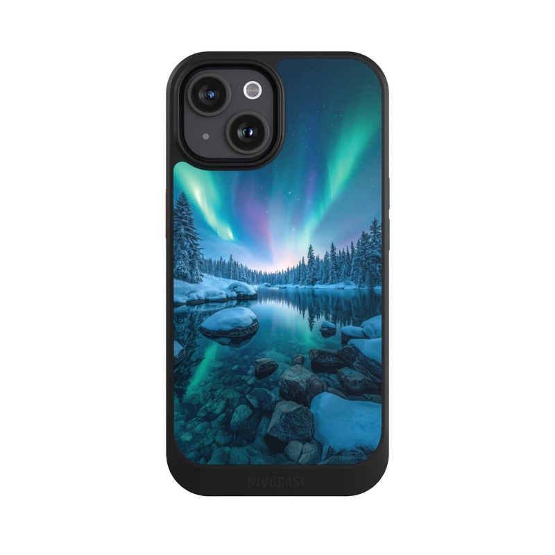 iPhone 15 NIVOcore Aurora Borealis Glow with AI