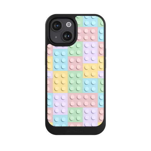 Apple iPhone 15 NIVOcore Buntes Blockmuster