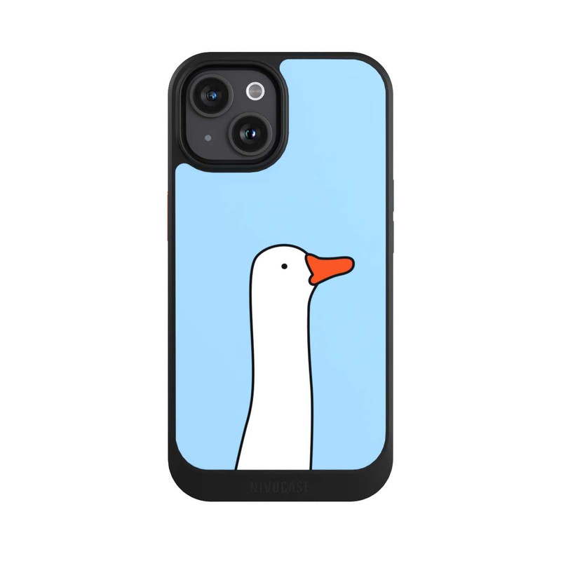 iPhone 15 NIVOcore Trendy Duck Profile Blue