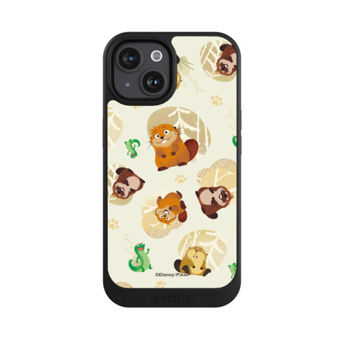 Apple iPhone 15 NIVOcore Hoppers Muster Gelb