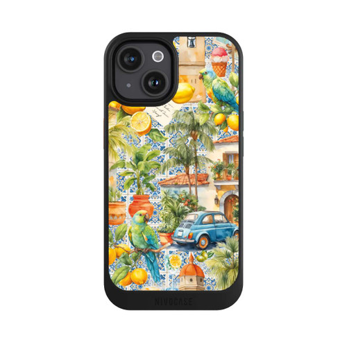 Apple iPhone 15 NIVOcore Whimsica Italian Travel Memories Mit KI