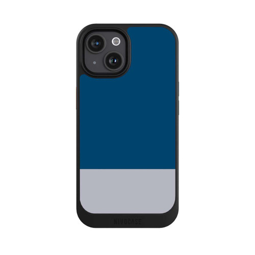 Apple iPhone 15 NIVOcore Dunkelblau Grau Farbkombi