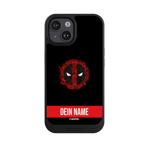 Apple iPhone 15 NIVOcore Deadpool Logo personnalisable