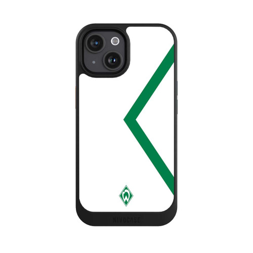 Apple iPhone 15 NIVOcore Werder Bremen Rautenelement Grün