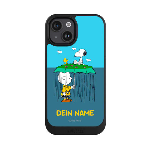 Apple iPhone 15 NIVOcore Charlie Brown Regen Personnalisable