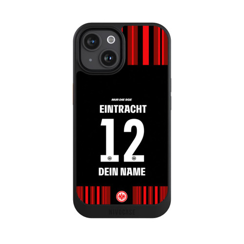 Apple iPhone 15 NIVOcore Eintracht Frankfurt Trikot Personalisierbar 26-27
