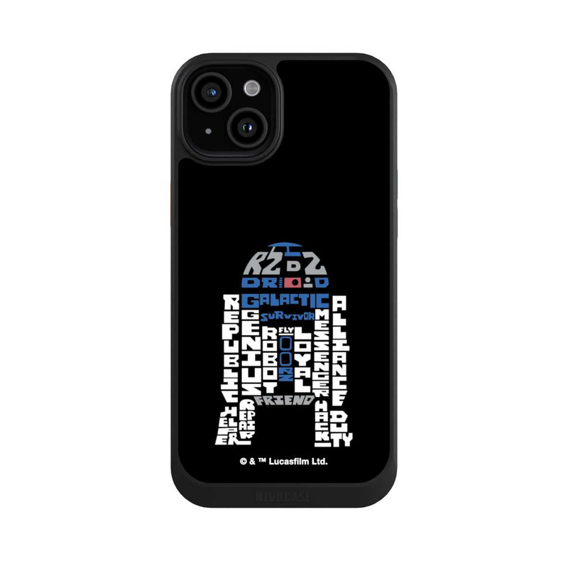 iPhone 15 Plus NIVOcore R2-D2 Typo Graphique