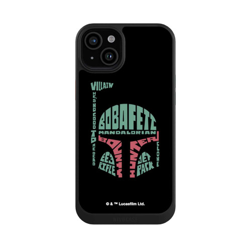 Apple iPhone 15 Plus NIVOcore Boba Fett Typo Grafisch