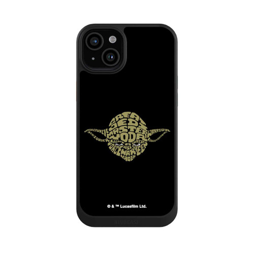 Apple iPhone 15 Plus NIVOcore Yoda Typo Grafisch
