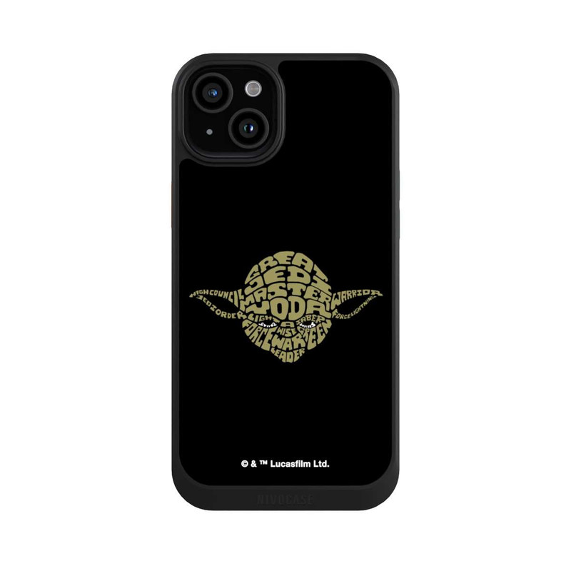 iPhone 15 Plus NIVOcore Yoda Typo Graphique