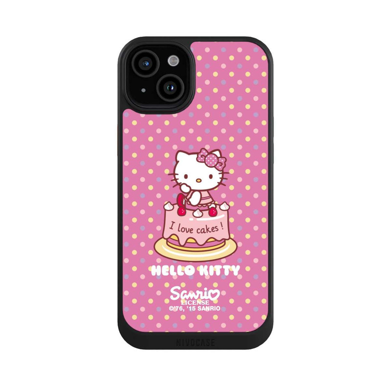 iPhone 15 Plus NIVOcore Hello Kitty - I Love Cakes