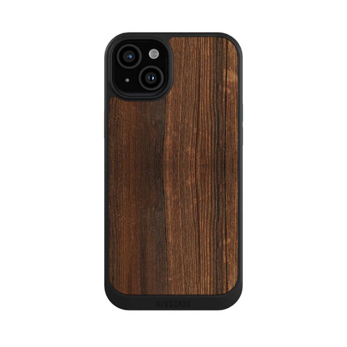 Apple iPhone 15 Plus NIVOcore Nußbaum Holzlook