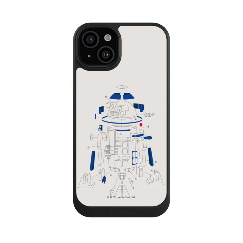 iPhone 15 Plus NIVOcore R2D2 Dessin éclaté - StarWars 8