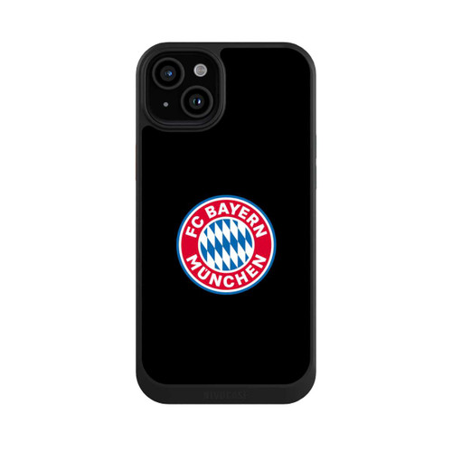 Apple iPhone 15 Plus NIVOcore FCB Logo auf Schwarz