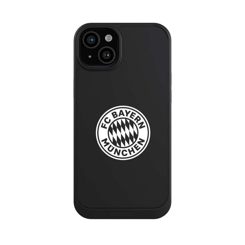 iPhone 15 Plus NIVOcore FCB Logo Einfarbig ohne Hintergrund