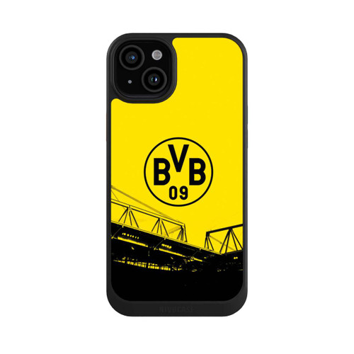 Apple iPhone 15 Plus NIVOcore Stadion Schwarz-Gelb - BVB