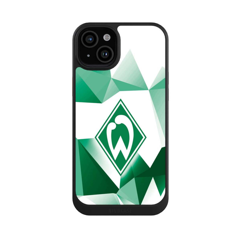 iPhone 15 Plus NIVOcore Weißtarn - Werder Bremen