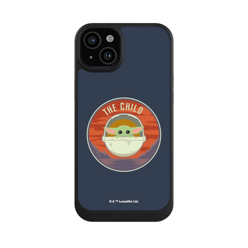 iPhone 15 Plus NIVOcore The Child Badge Blue
