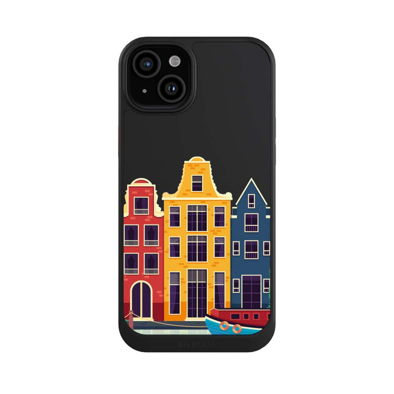iPhone 15 Plus NIVOcore Amsterdam Canal Houses