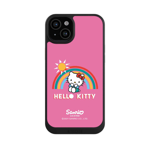 Apple iPhone 15 Plus NIVOcore Hallo Kitty Regenbogen