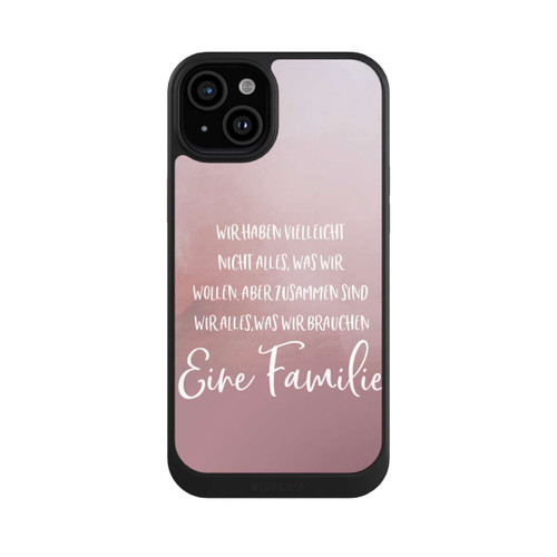 Apple iPhone 15 Plus NIVOcore Eine Familie Altrosa