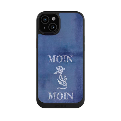 Apple iPhone 15 Plus NIVOcore Moin Anker grunge blau