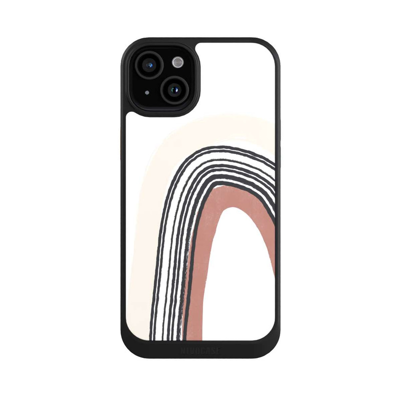 iPhone 15 Plus NIVOcore Texturierter Regenbogen
