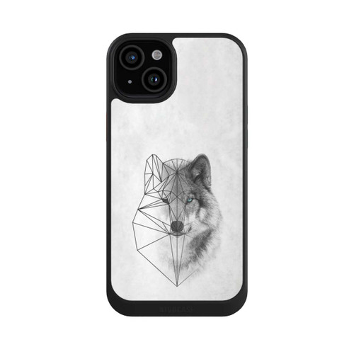 Apple iPhone 15 Plus NIVOcore Polygonaler Wolf