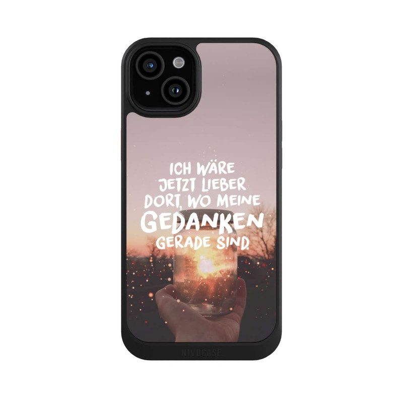 iPhone 15 Plus NIVOcore Ich Wäre Jetzt Lieber Dort