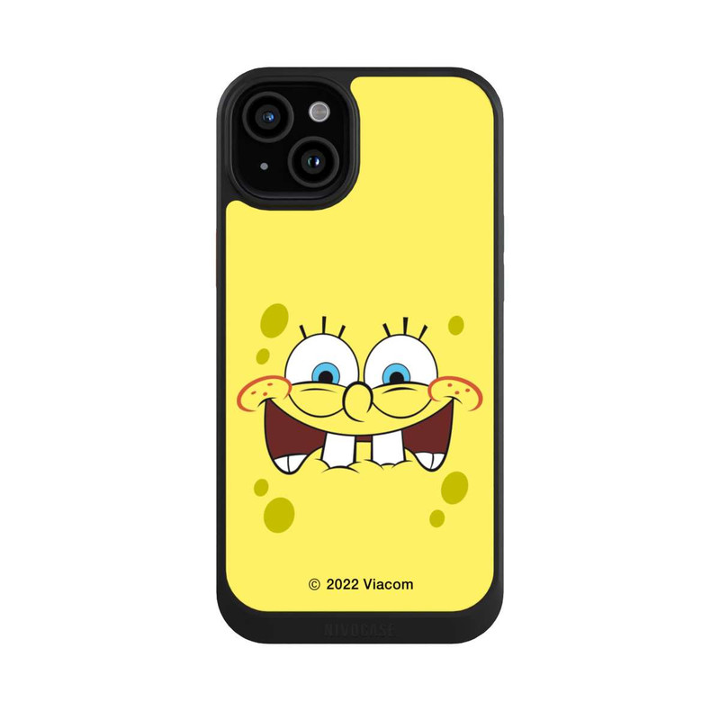 iPhone 15 Plus NIVOcore Spongebob - Nahaufnahme