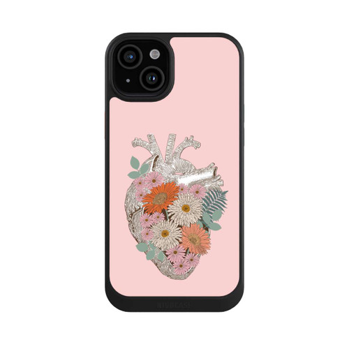 Apple iPhone 15 Plus NIVOcore Florales Vintage-Herz