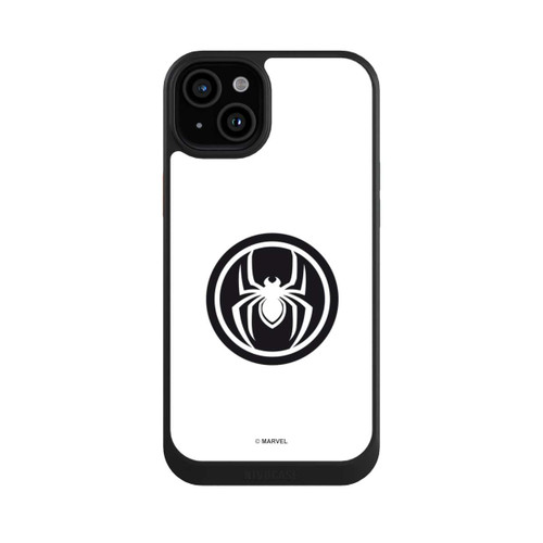 Apple iPhone 15 Plus NIVOcore Spider-Man Logo White
