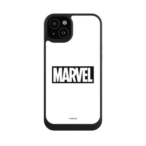 Apple iPhone 15 Plus NIVOcore Marvel Logo White