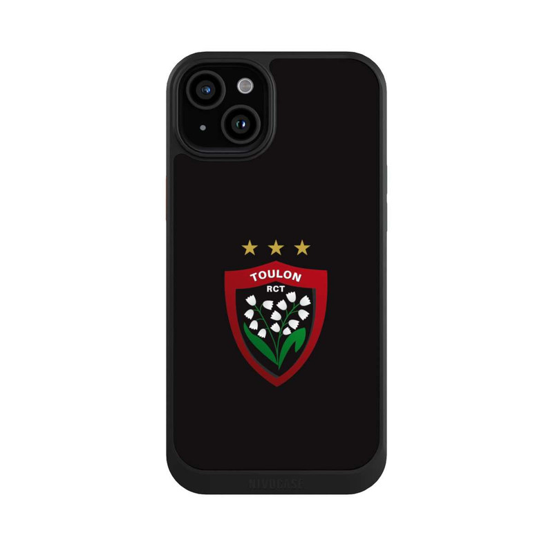 iPhone 15 Plus NIVOcore Logo RC Toulonnais Noir