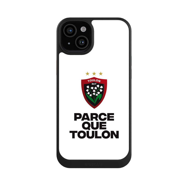 iPhone 15 Plus NIVOcore Parce Que Toulon Blanc