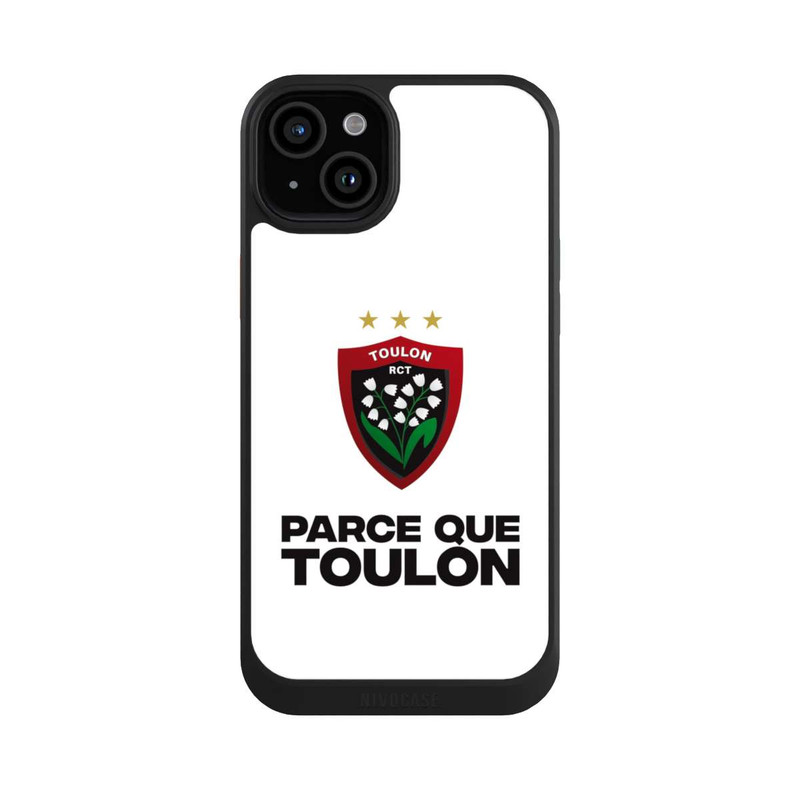 iPhone 15 Plus NIVOcore RC Toulonnais Blanc