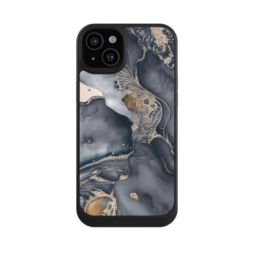 Apple iPhone 15 Plus NIVOcore Alcohol Ink Gold Grey