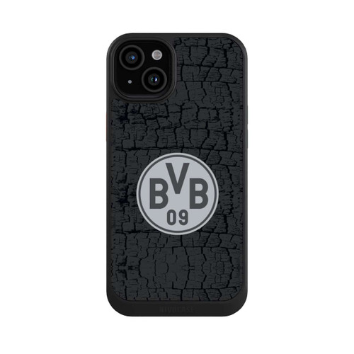 Apple iPhone 15 Plus NIVOcore BVB Trikot Kohle und Stahl