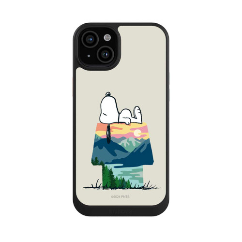 Apple iPhone 15 Plus NIVOcore Snoopy Camping Hütte