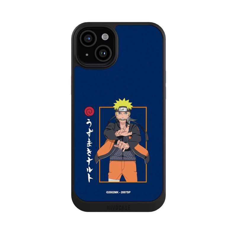 iPhone 15 Plus NIVOcore Naruto Combat Position Blue