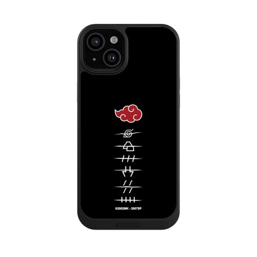 Apple iPhone 15 Plus NIVOcore Akatsuki Mitgliedssymbole Schwarz