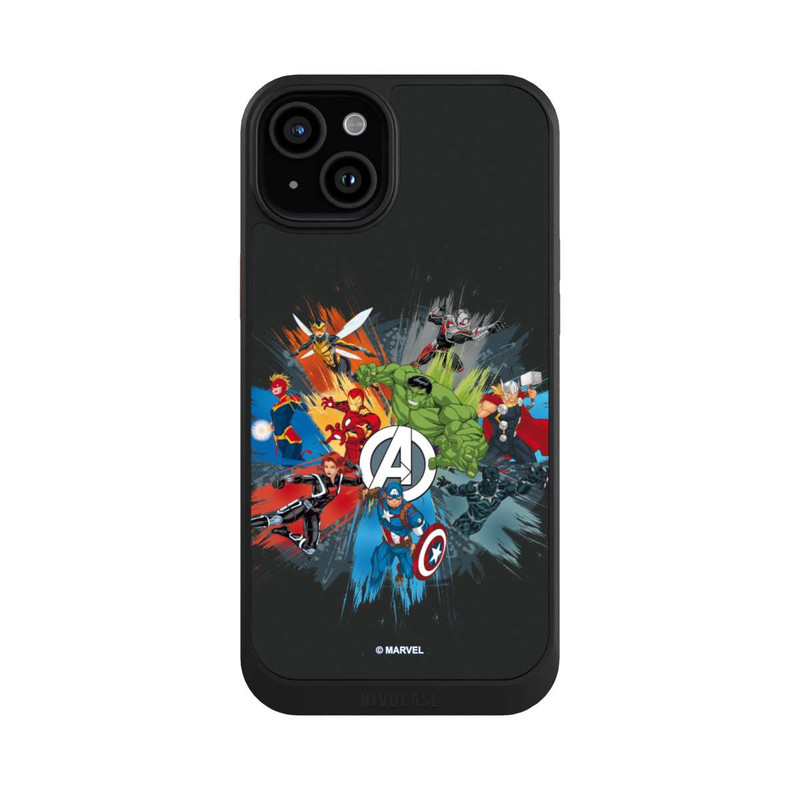 iPhone 15 Plus NIVOcore Marvel's Avengers Black