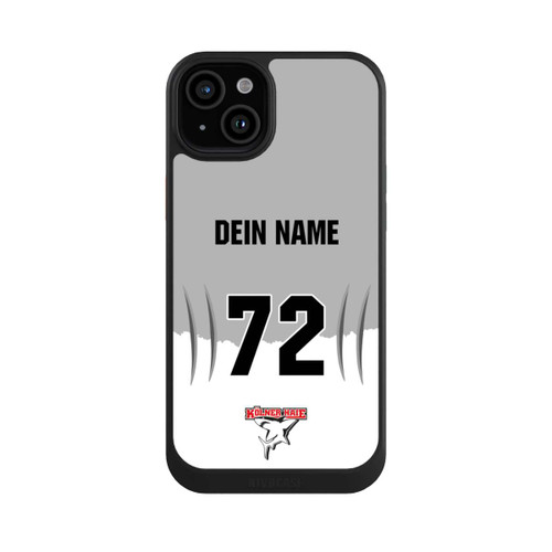 Apple iPhone 15 Plus NIVOcore Kölner Haie Trikotmotiv Personalisierbar