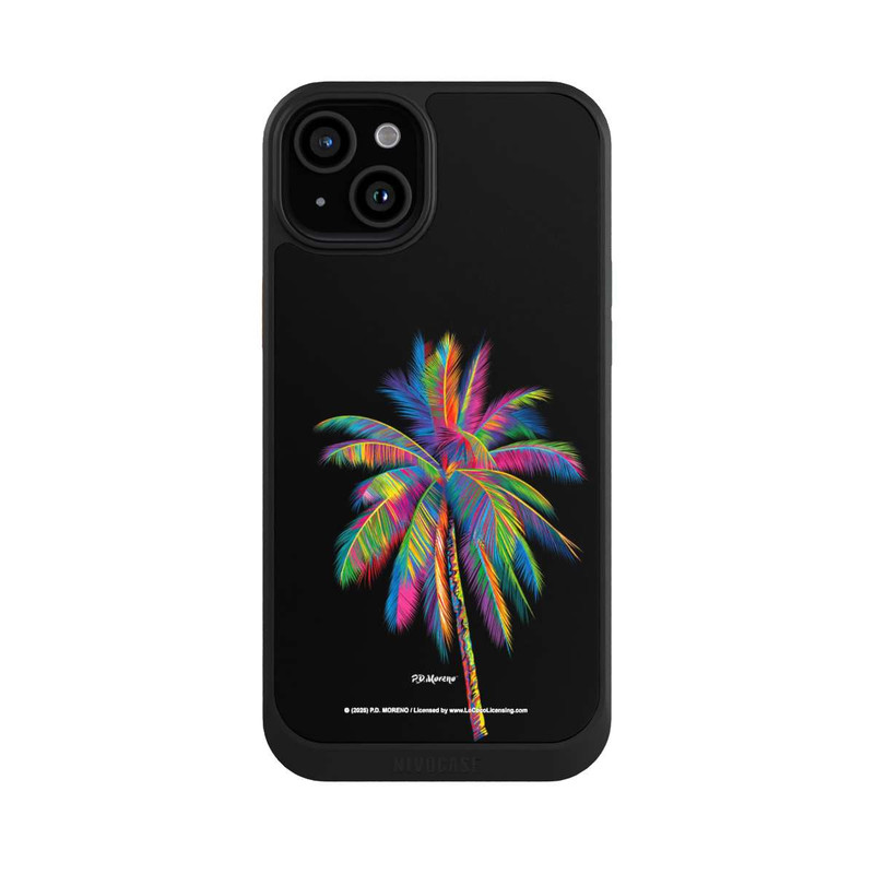 iPhone 15 Plus NIVOcore Regenbogen Palme