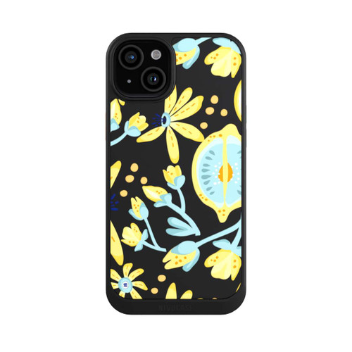 Apple iPhone 15 Plus NIVOcore Lemon Summer Pattern Transparent Yellow