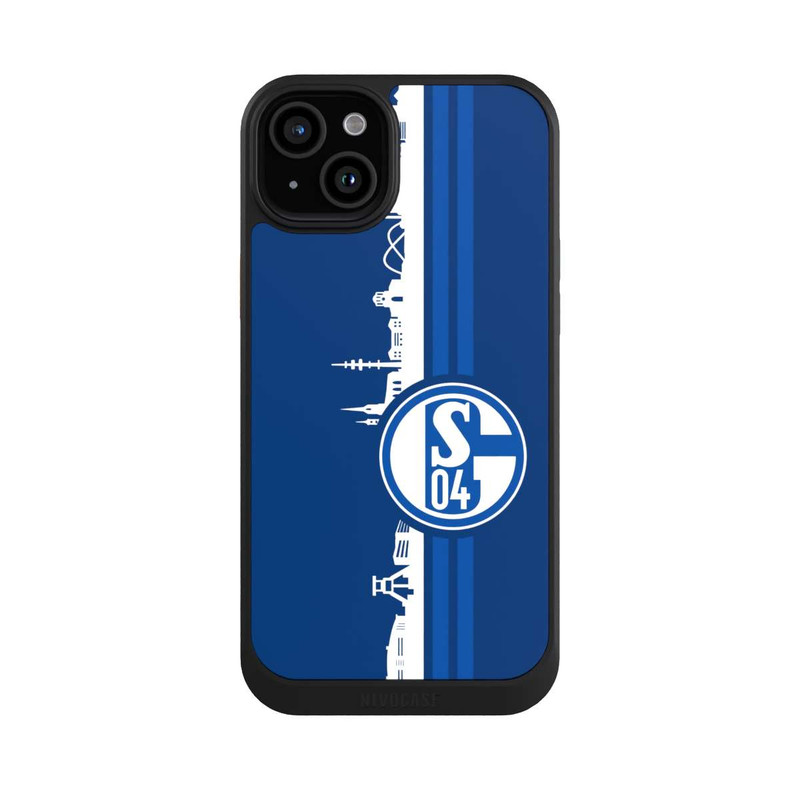 iPhone 15 Plus NIVOcore Schalke 04 Skyline Blau