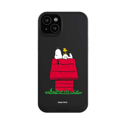 Apple iPhone 15 Plus NIVOcore Snoopy and Woodstock Classic transparent